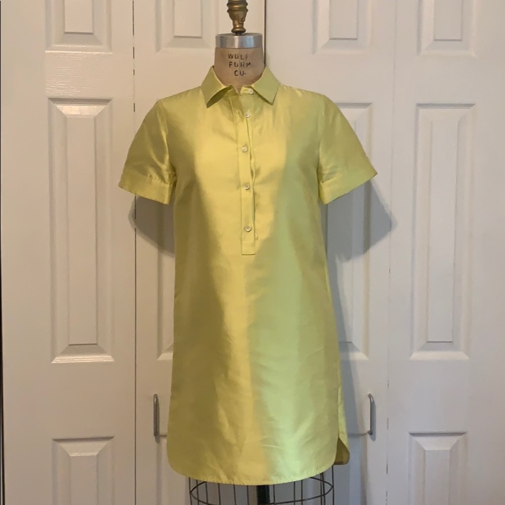 Jcrew satin shantung dress